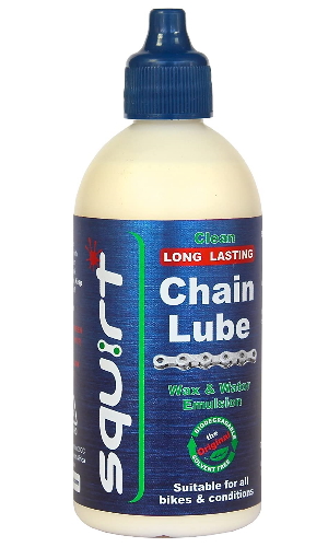 Squirt Long Lasting Dry Bike Chain Lube - top 10 best bicycle chain lubricants - lubricants review